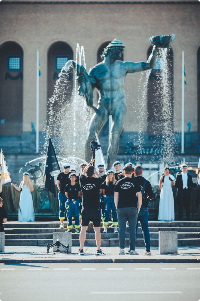 Behind the scenes - Mottagningsfilmen