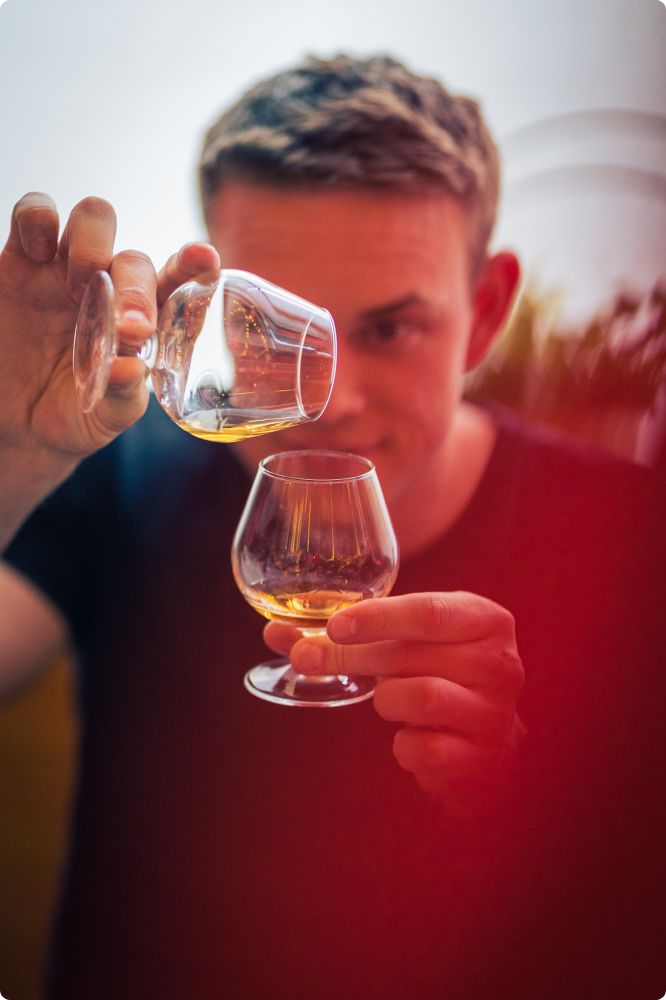 PU Whisky-provning