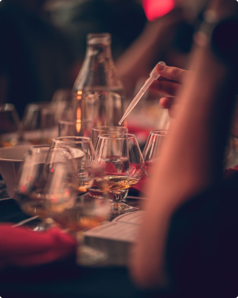 PU Whisky-provning